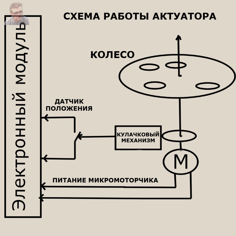 Схема работы актуатора. Ремонт актуатора посудомоечной машины